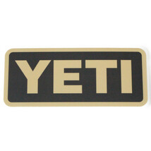 イエティ ロゴ ステッカー YETI LOGO STICKER E シール デカール クーラー タンブラー アウトドア チューン デコ カスタム ネコポス 新品_画像1