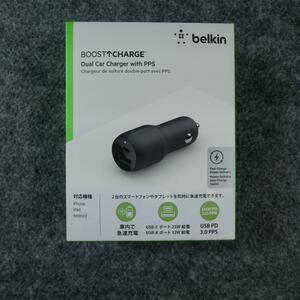 【未使用】Belkin カーチャージャー 37W 車載充電器 USB