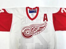 NHL デトロイトレッドウィングス クリス チェリオス ジャージ CCM製 ユニフォーム カナダ製 Detroit Red Wings_画像3