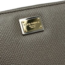 ドルチェ＆ガッバーナ 財布 メンズ BI0473 DOLCE＆GABBANA ラウンドファスナー長財布 型押しレザー グレー系 BI0473 A10011 87195_画像2