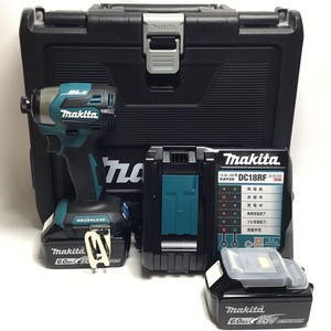 ΘΘ MAKITA マキタ インパクトドライバ 未使用品 付属品完備 (9) TD173DRGX ブルー 未使用に近い