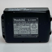 ΘΘ MAKITA マキタ 工具 電動工具 バッテリー 未使用品(S) 18v (2) BL1860B 未使用に近い_画像5