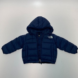 ωω THE NORTH FACE ザノースフェイス ダウンジャケット ネイビー 秋冬物 ブランド 80cm キッズ NDB91752 ネイビー 傷や汚れあり