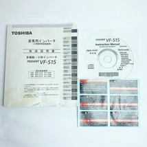 ♭♭ TOSHIBA 東芝 TRANSISTOR INVERTER 箱傷みあり VFS15-2007PM ブラック 目立った傷や汚れなし_画像6