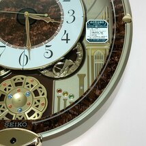 ◎◎【1円スタート】 SEIKO セイコー からくり電波時計 掛け時計 からくり不動 RE568B ジャンク 現状渡し 全体的に状態が悪い_画像5