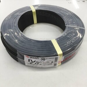 △△【1円スタート】 YAZAKI IVケーブル 2.0ｍｍ　300m 黒 未使用に近い