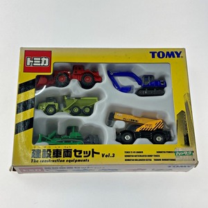 ☆☆ TOMICA トミカ 建設車両セット Vol.3 5台セット TOMY トミー やや傷や汚れあり