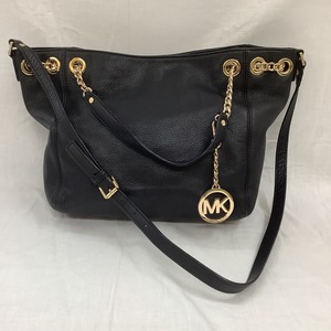 ♪♪ MICHAEL KORS マイケルコース レディース ２WAYバッグ ハンドバッグ ショルダーバッグ ブラック やや傷や汚れあり