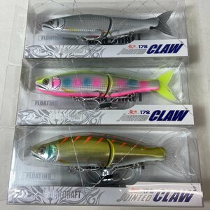 ΨΨ DAIWA×GANCRAFT ルアー　ジョインテッドクロー鮎邪178　3点セット　箱付き 未使用に近い