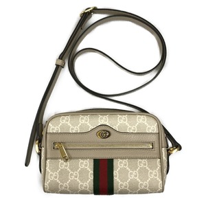 ## GUCCI グッチ オフィディアショルダーバッグ GGスプリング キャンバス 517350 ベージュ 目立った傷や汚れなし