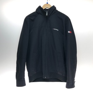 □□ TOMMY HILFIGER トミーヒルフィガ ブルゾン Ｌサイズ RN＃77806 ブラック 傷や汚れあり