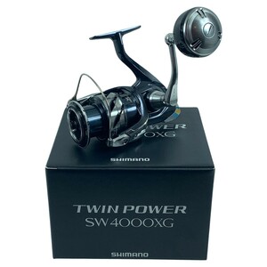 ττ SHIMANO シマノ スピニングリール 美品 21TWIN POWER SW4000XG ツインパワー 04221 目立った傷や汚れなし