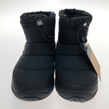 □□ THE NORTH FACE ザノースフェイス ヌプシ ブーティ ロゴ ショート 防寒ブーツ 20cm NFJ52280 ブラック 目立った傷や汚れなし_画像2