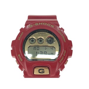 ▼▼ CASIO カシオ メンズ〓時計 クオーツ デジタルウォッチ G-SHOCK 30周年記念限定モデルRising RED DW-6930A やや傷や汚れあり