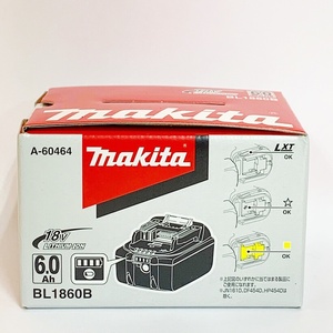 ♭♭ MAKITA マキタ リチウムイオンバッテリー　6.0AH　18V BL1860B 未使用品 未使用に近い