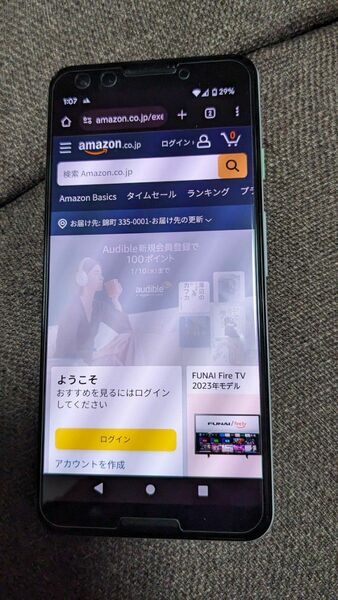 Google pixel3 simフリー SoftBank　判定◯