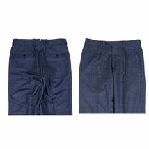 ■2401.C1.23■【完全頂点極美!!】エルメネジルドゼニア/ZEGNA 最高峰スミズーラ◎「極上シルク素材!!」通年 ネイビー スーツ 44 S~M_画像7