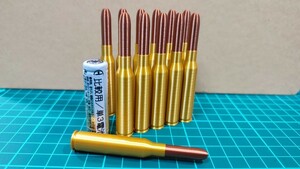 6.5x52mm Mannlicher Carcano 弾風 ダミーカート 12個セット【送料無料】(検) M1891 マンリカ パラヴィチーニ マンリッヒャー カルカノ 