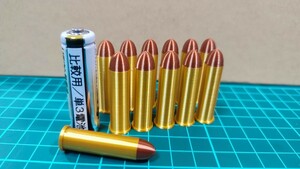 .357 Magnum 弾風 ダミーカート 12個セット【送料無料】(検) .357 S&W マグナム 9x33mmR コルト パイソン リボルバー