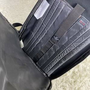 【美品/未使用】サムソナイト ビジネスリュック バックパック メンズ 黒×赤 ブラック レッド samsonite 通勤鞄 A4収納可の画像7