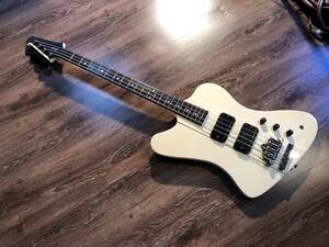 No.010224 rare! Fuji stringed instruments!1989 year Greco TRB-70 WHT EX- maintenance settled .