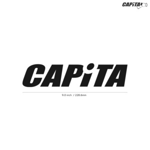 【CAPiTA】キャピタ★02★ダイカットステッカー★切抜きステッカー★9.0インチ★22.8cm