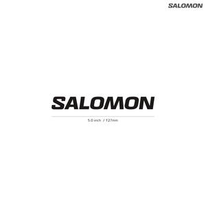【SALOMON】サロモン★10★ダイカットステッカー★切抜きステッカー★5.0インチ★12.7cm