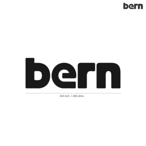 【BERN】バーン★01★ダイカットステッカー★切抜きステッカー★8.0インチ★20.3cm