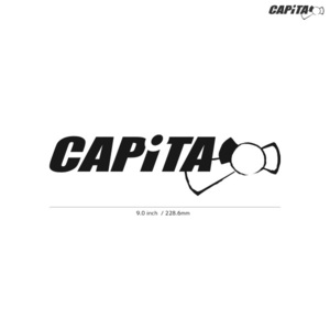 【CAPiTA】キャピタ★01★ダイカットステッカー★切抜きステッカー★9.0インチ★22.8cm