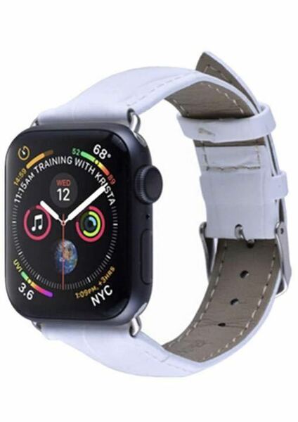 apple watch バンド，iWatch バンド本革鰐皮紋44mm 42mm