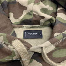 ラッキーブランド カモフラージュスウェット フーディ パーカー LUCKYBRAND Camouflage sweat hoodie 7M72239 カモフラパーカー (1249M)_画像6