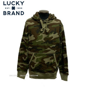 ラッキーブランド カモフラージュスウェット フーディ パーカー LUCKYBRAND Camouflage sweat hoodie 7M72239 カモフラパーカー (1249L)