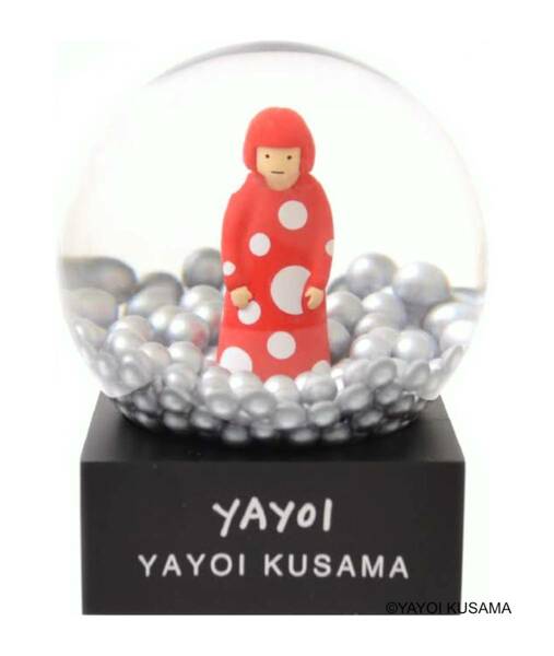 【草間彌生】スノードーム YAYOI 箱付き 新品 / オブジェ 草間弥生 Moma パンプキン カボチャ かぼちゃ 直島 現代アート 奈良美智