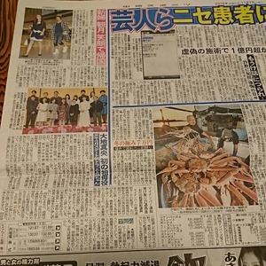 2015.11/7新聞記事 観月ありさ高畑充希木村多江大地真央