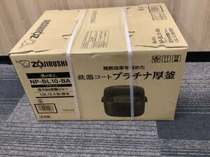 u9179 新品未開封 象印 ZOJIRUSHI 炊飯器 極め炊き NP-BL10-BA 圧力IH炊飯ジャー（5.5宇9179