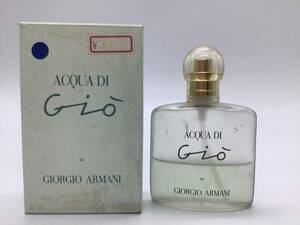u9196 GIORGIO ARMANI ジョルジオ アルマーニ Acqua Di Gio アクアディジオ EDT 香水 35ml 残量5割ほど