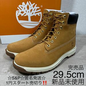 1円スタート売切り 新品未使用 Timberland ティンバーランド TREE VAULT 6インチ ウォータープルーフ ブーツ WHEAT NUBUCK 29.5cm 完売品