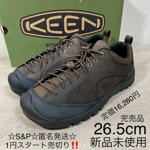 1円スタート売切り 新品未使用 キーン KEEN JASPER ROCKS SP スニーカー 26.5cm 定価16,280円 登山 トレッキング 散歩