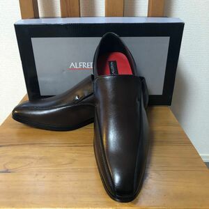 未使用品　ALFRED GALLERIA アルフレッドギャレリア アクションレザー ビジネスシューズ 26.0cm