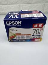 ◆◆EPSON　エプソン純正インクカートリッジ　IC6CL70L　黒なし　未開封◆◆_画像1