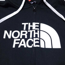 新品 THE NORTH FACE ザ ノースフェイス パーカー フルジップ ブラック アウトドア M 裏起毛 ハーフドーム 正規品_画像3