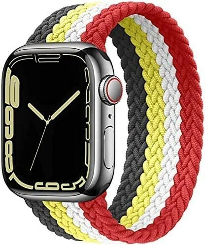 コンパチブル apple watch バンド 約13cm ブレイデッドソロ ループ 編組 超軽量 伸びにくい apple watch ultra/8/7/6/5/4/3/2/1/SE Z108