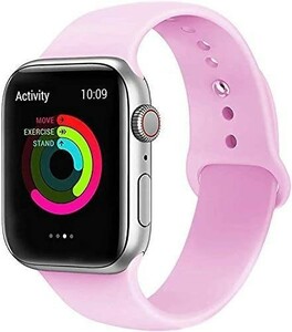 Apple腕時計バンド 40mm 38mm S/M バンド シリコン製 柔らかい コンパチブル for Apple 腕時計シリーズ 6/5/4/3/SE V29