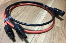 WBGADAM MC4 ケーブル 1 M 6sq ソーラー延長ケーブル 10AWG ソーラーパネルケーブル 両端加工 2本/組 V4_画像4