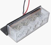 12V 車用 四連 フラッシュ 緊急 ストロボ 12LEDライト W61_画像5