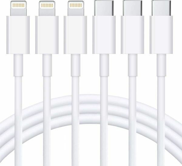 USB-C ライトニングケーブル 1.8M 3本セット MFi認証 タイプc iphone 充電 ケーブル type-c lightning ケーブル X25