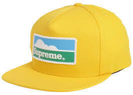 ☆ 18AW Supreme シュプリーム Horizon 5-Panel Cap ホライズン 5パネル キャップ イエロー黄(未使用)GDS