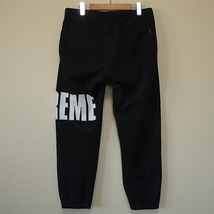 ☆ 20AW Supreme シュプリーム Rib Sweatpant リブ スウェット パンツ rib logo リブロゴ (ブラック黒S)GGM_画像4