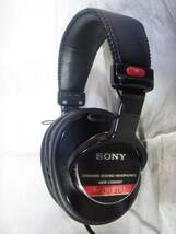 ONY MDR-CD900ST　新品互換イヤーパッド交換済　音出確認済 モニターヘッドホン　6_画像2