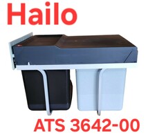 Hailo ATS 3642-00 1 x 18 Ltr. / 2 x 8,5 Ltr. VolumenVollauszug62 dm_画像1